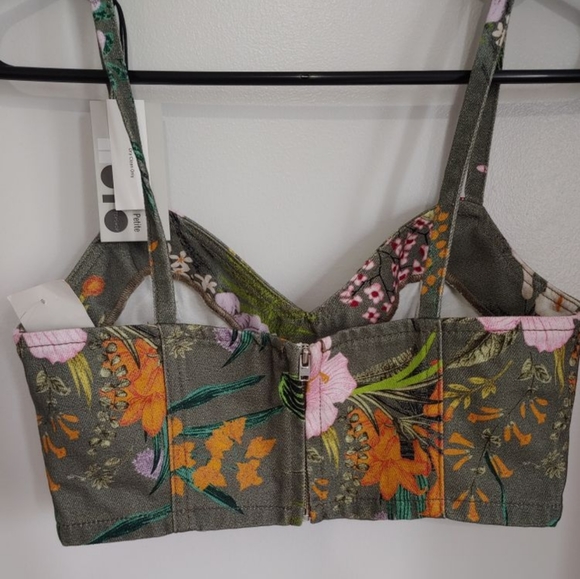 **SOLD!** 🍀NWT, Topshop Moto bustier, Top style corset, top corset style. Small - Picture 6 of 6